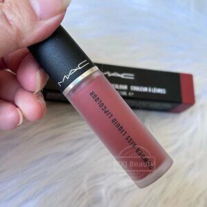 New in Box MAC Powder Kiss Matte Liquid Lipstick~989 Mull It Over~Full Size